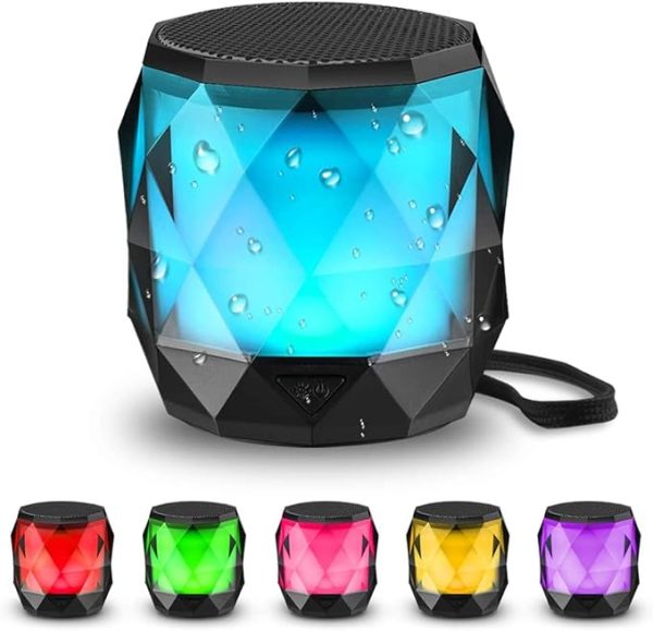 Night light wireless magnetic waterproof speaker, 7 color LED