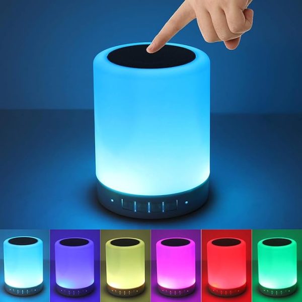 Nightlight Bluetooth speaker, portable wireless Bluetooth speaker