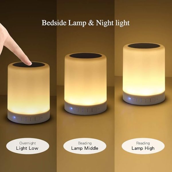 Nightlight Bluetooth speaker, portable wireless Bluetooth speaker