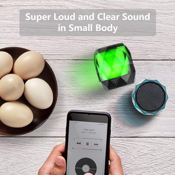 Night light wireless magnetic waterproof speaker, 7 color LED