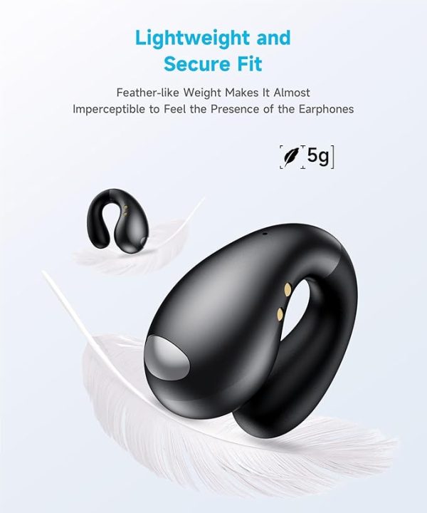 Super open earbuds - clip-on wireless Bluetooth for added comfort