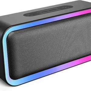 Party speaker with dynamic RGB lights, 18 hours of playback time